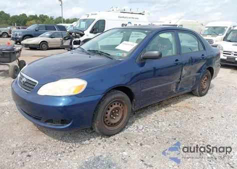 2005 Toyota Corolla Ce из США, поврежденный, VIN 2T1BR32E95C556779